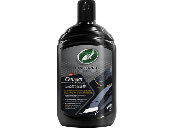 Turtle Wax Hybrid Jet Black Spray Polish 500ML