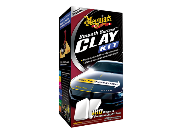 Meguiars Smooth Surface Clay Kit (3x60g Klei/473ml Quik Detailer/1