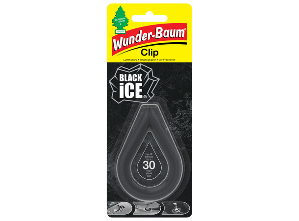 Wunder-Baum Clip Black Ice Luftfrisker Clip 