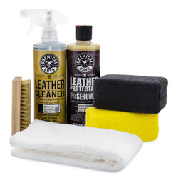 Chemical Guys Leather Care Kit Skinnpleiesett for langvarig beskyttelse