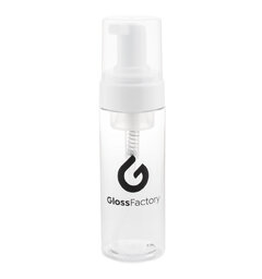 Gloss Factory Skumflaske Pumpeflaske som produserer skum, 150 ml.