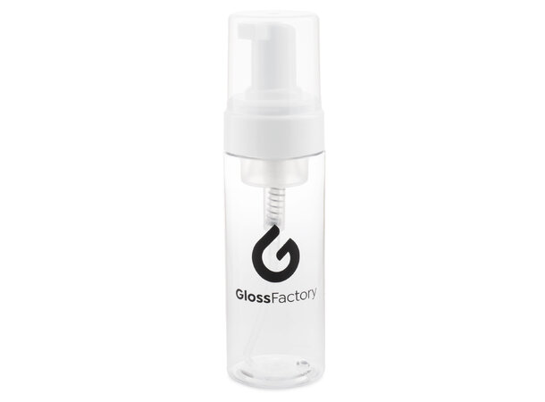 Gloss Factory Skumflaske Pumpeflaske som produserer skum, 150 ml. 