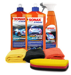 Sonax H&#229;ndpolering og lang glansbeskytte Eksklusiv glans og keramisk beskyttelse