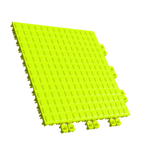 Versoflor TASKFLOR&#174; klikkbar gulvflis Fluorescent Yellow, 30x30cm, 1stk.