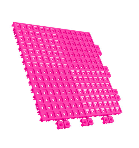 Versoflor UPFLOR&#174; klikkbar gulvflis Fluorescent Pink, 30x30cm, 1stk.