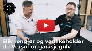 Slik rengjør og vedlikeholder du Versoflor garasjegulv – enkle tips for et rent og holdbart gulv