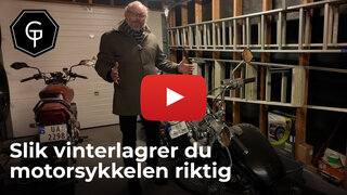 Slik vinterlagrer du motorsykkler